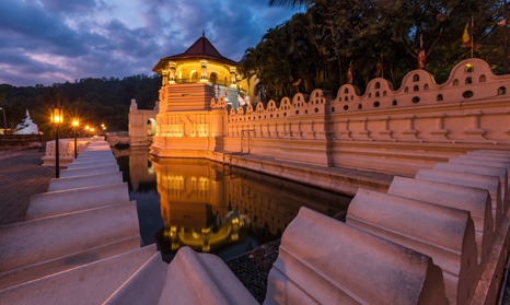 Královské město Kandy a Chrám Buddhova zubu